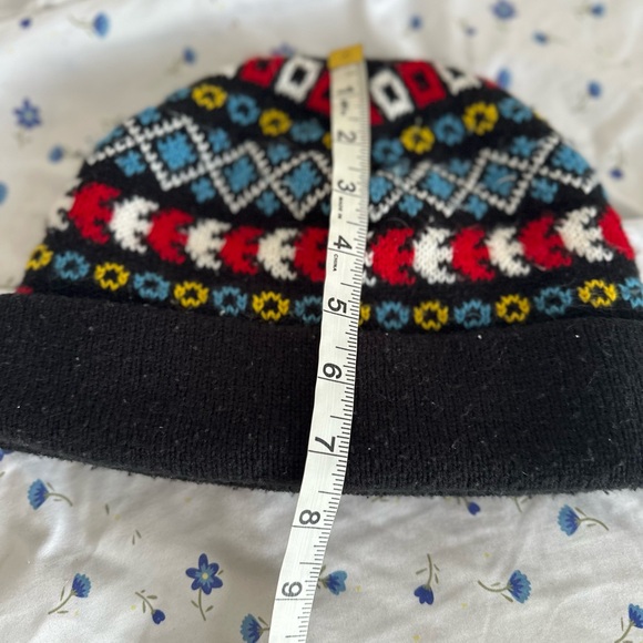 Vintage 90s Artex knit Colorful Geometric Beanie Winter Hat. Union Made. USA. - Picture 6 of 8